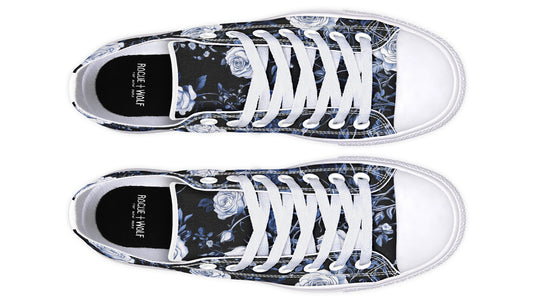 Blue Rose Romance Low Tops