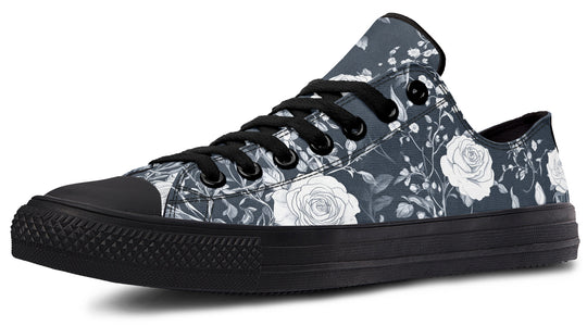 Steel Rose Romance Low Tops