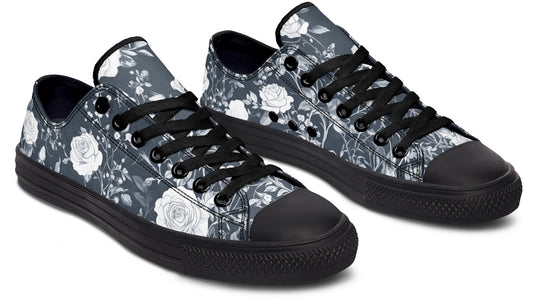 Steel Rose Romance Low Tops
