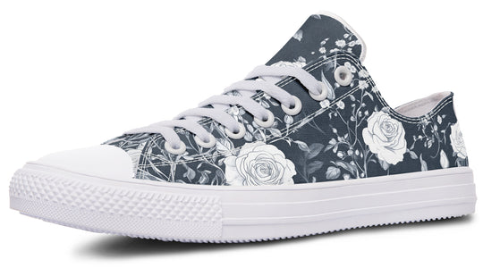 Steel Rose Romance Low Tops