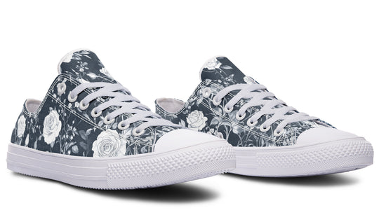 Steel Rose Romance Low Tops