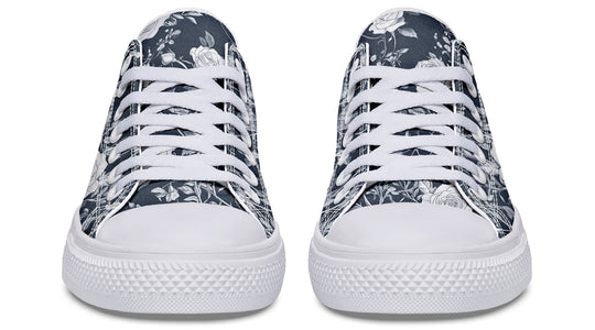 Steel Rose Romance Low Tops