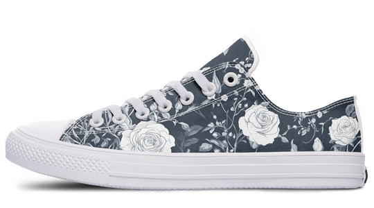 Steel Rose Romance Low Tops