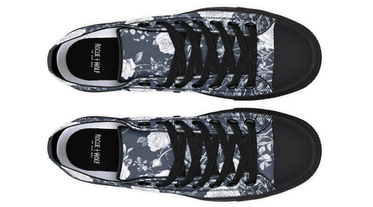 Steel Rose Romance Low Tops