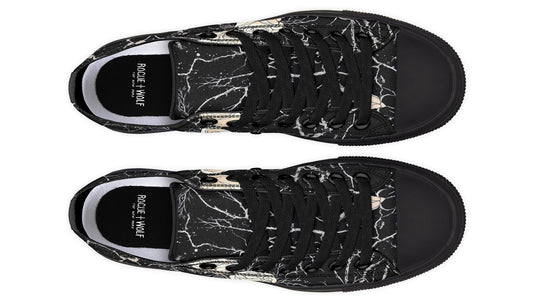 Ivory Kintsugi Rose Low Tops