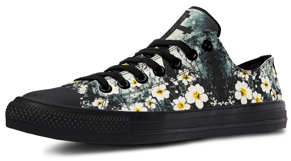 Mourning Petals Low Tops