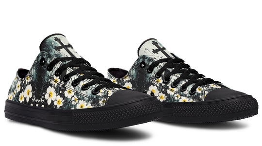 Mourning Petals Low Tops