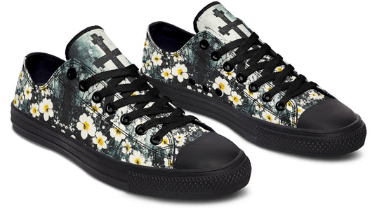 Mourning Petals Low Tops