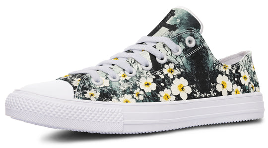 Mourning Petals Low Tops