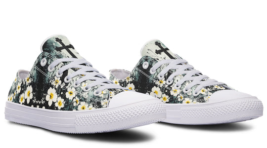 Mourning Petals Low Tops