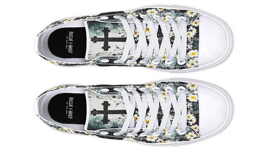Mourning Petals Low Tops