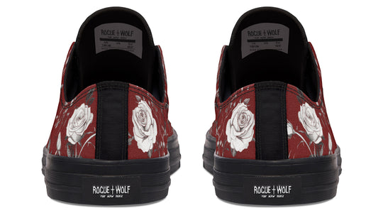 Red Rose Romance Low Tops