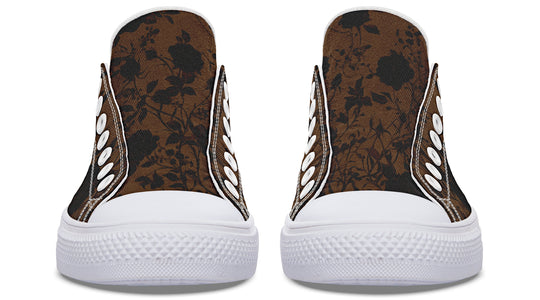 Sepia Rose Romance Low Tops