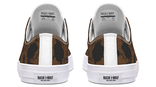 Sepia Rose Romance Low Tops