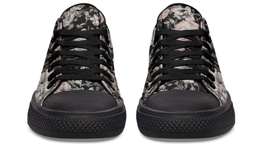 Vintage Peonies Low Tops