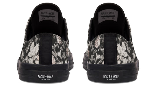 Vintage Peonies Low Tops