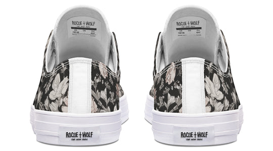 Vintage Peonies Low Tops