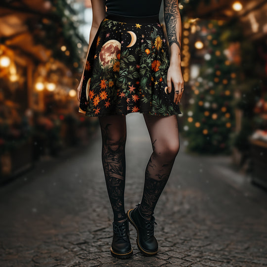 Lunar Meadow Skater Skirt