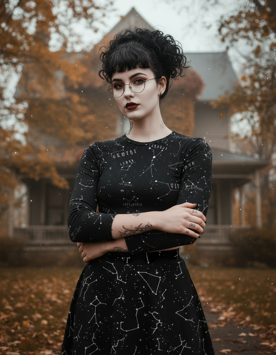 Stellar Long Sleeve Crop Top – Rogue + Wolf Black Recycled-Poly