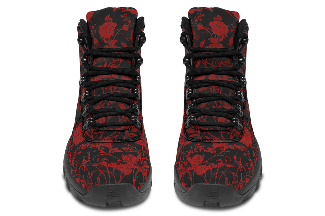 Blood Rose Romance Outdoor Boots
