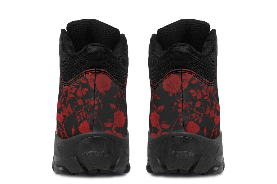 Blood Rose Romance Outdoor Boots