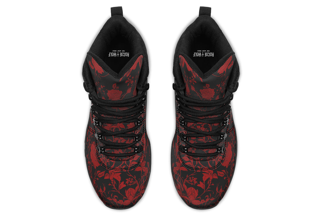 Blood Rose Romance Outdoor Boots