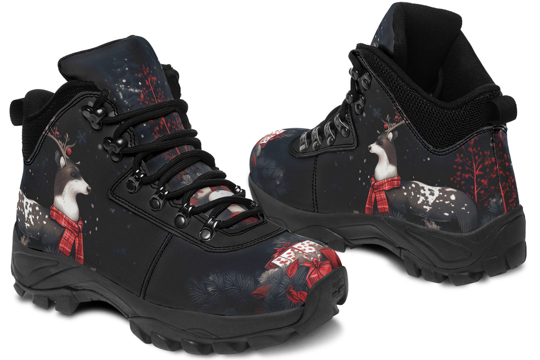 Yule Antlers Outdoor Boots