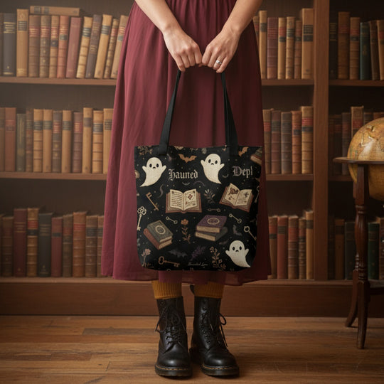 Haunted Dept Tote Bag
