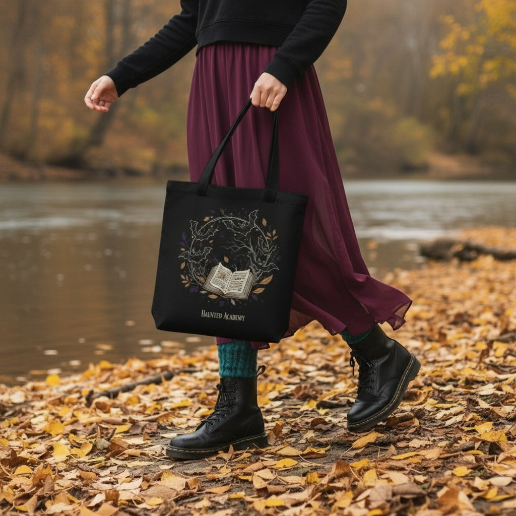 Haunted Academy Tote Bag