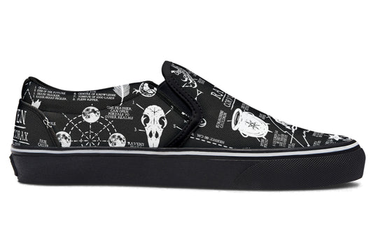 Raven Study Slipons