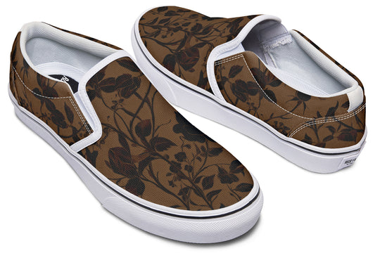 Sepia Rose Romance Slipons