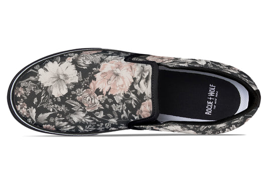 Vintage Peonies Slipons
