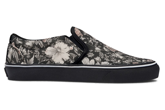 Vintage Peonies Slipons