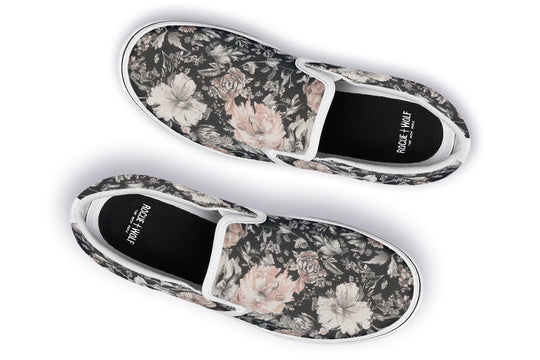 Vintage Peonies Slipons