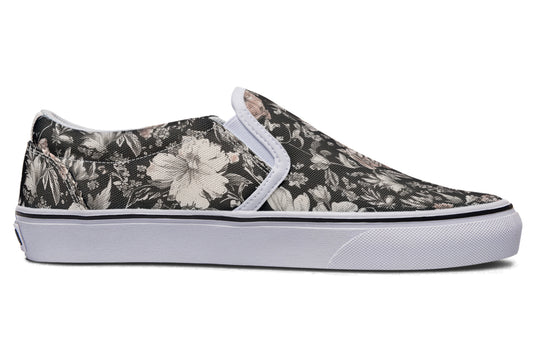 Vintage Peonies Slipons
