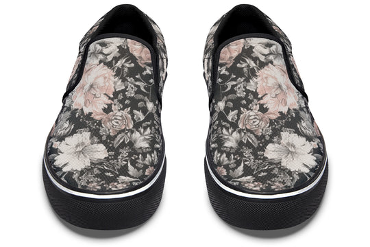 Vintage Peonies Slipons