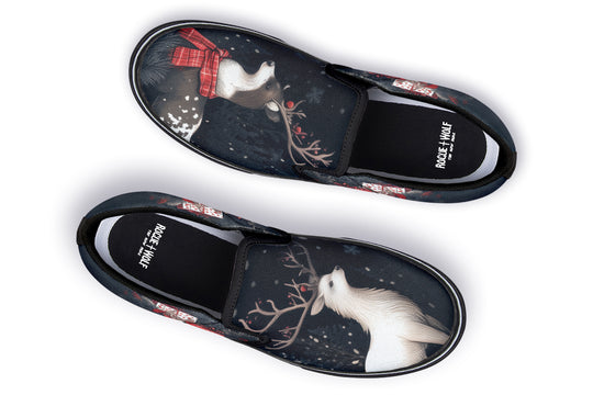 Yule Antlers Slipons