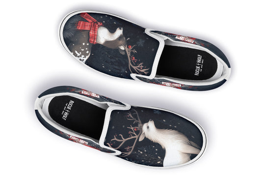 Yule Antlers Slipons