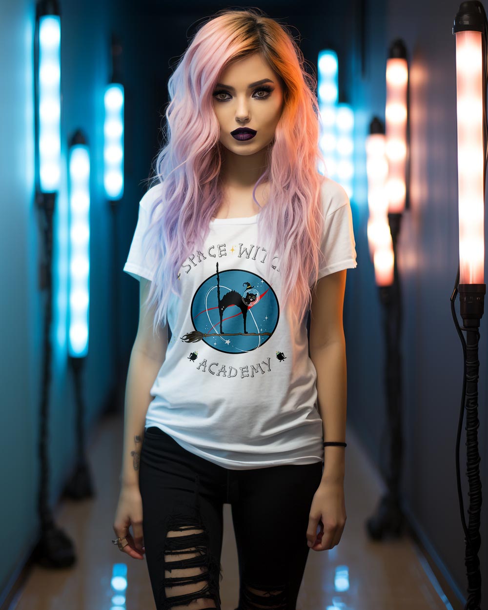 Space Witch Academy Tee