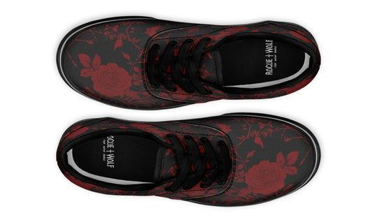 Blood Rose Romance Street Sneakers