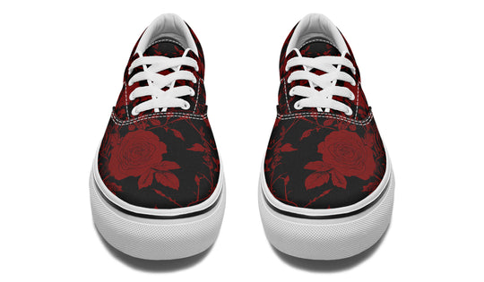 Blood Rose Romance Street Sneakers