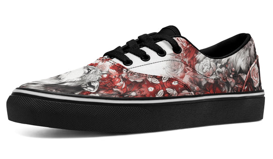 Crimson Wolf Street Sneakers