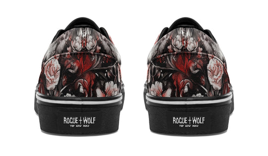 Crimson Wolf Street Sneakers