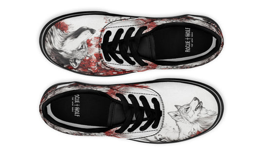 Crimson Wolf Street Sneakers