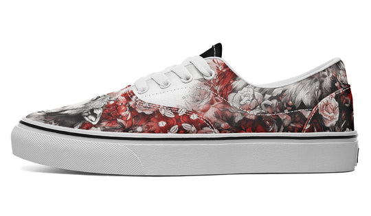Crimson Wolf Street Sneakers