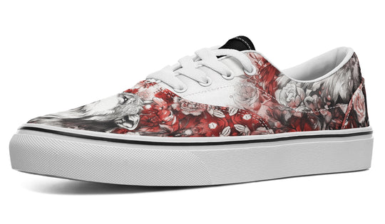 Crimson Wolf Street Sneakers