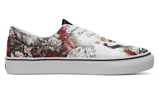 Crimson Wolf Street Sneakers