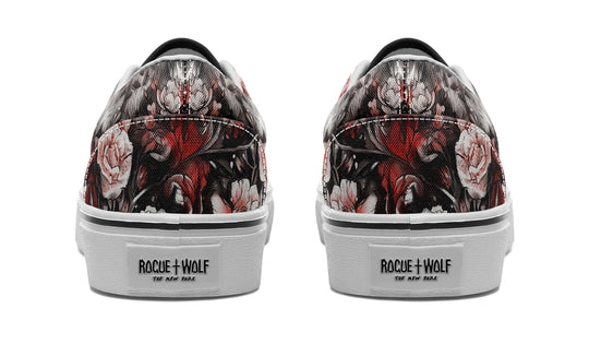 Crimson Wolf Street Sneakers