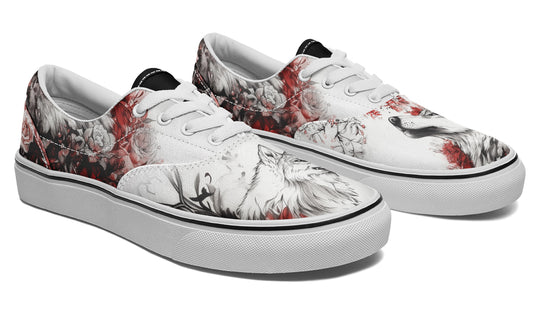 Crimson Wolf Street Sneakers