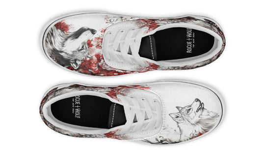 Crimson Wolf Street Sneakers
